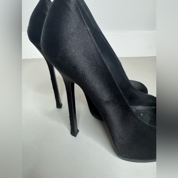 Yves Saint Laurent Tribtoo 80 Pumps – Black Leather – Size 6.5 / EU 36.5 - Picture 6 of 16